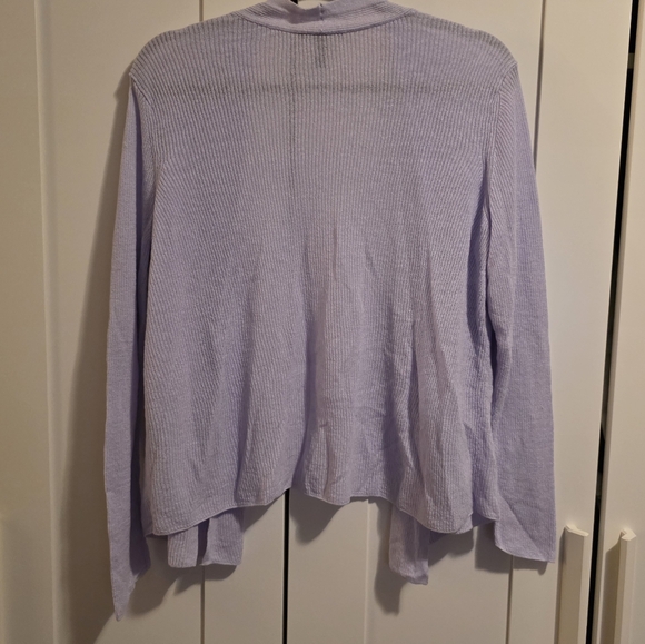 Eileen Fisher Lilac Thin Knit Cardigan Open Front 1X - Picture 7 of 7